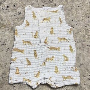 Angel Dear Tiger Print Cotton Muslin Jumper